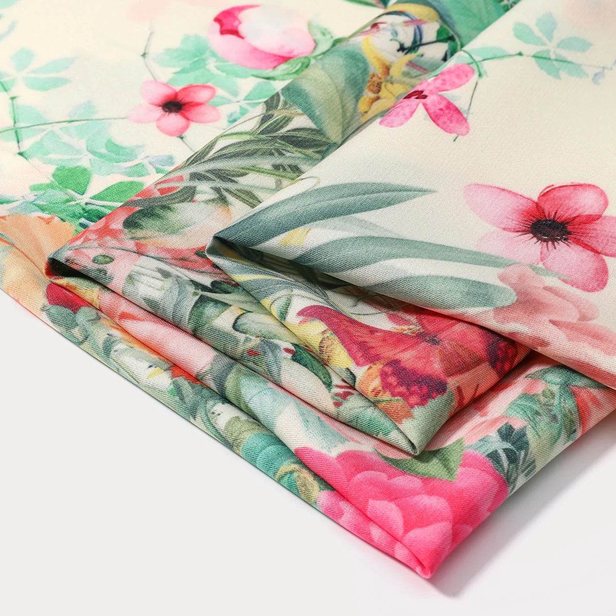 Blooming Silk Square Scarf - Image 3