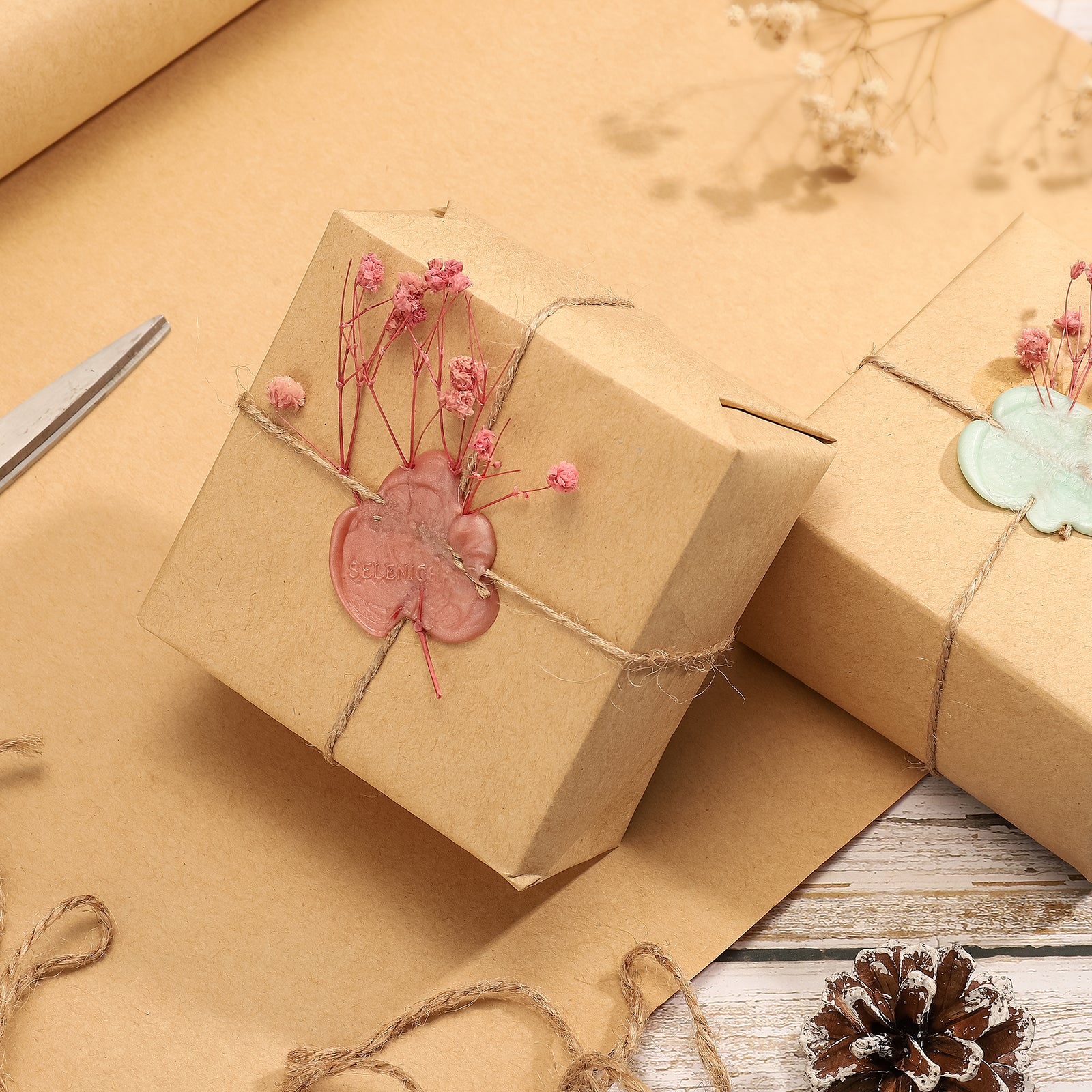 Orange Gift Set with Gift Wrapping - Image 4